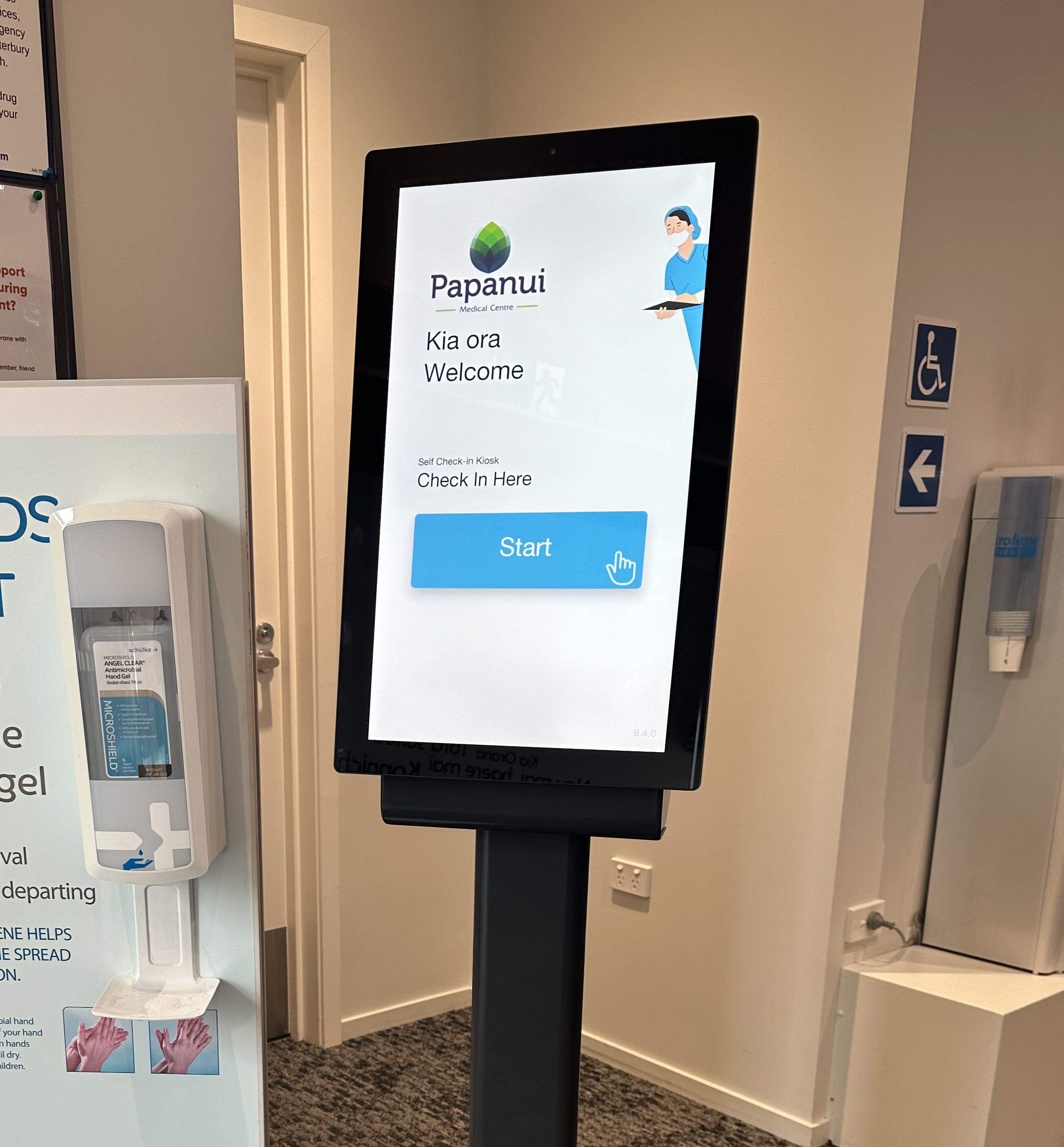 Self Check in system – QR codes are being e-mailed with appointment reminders